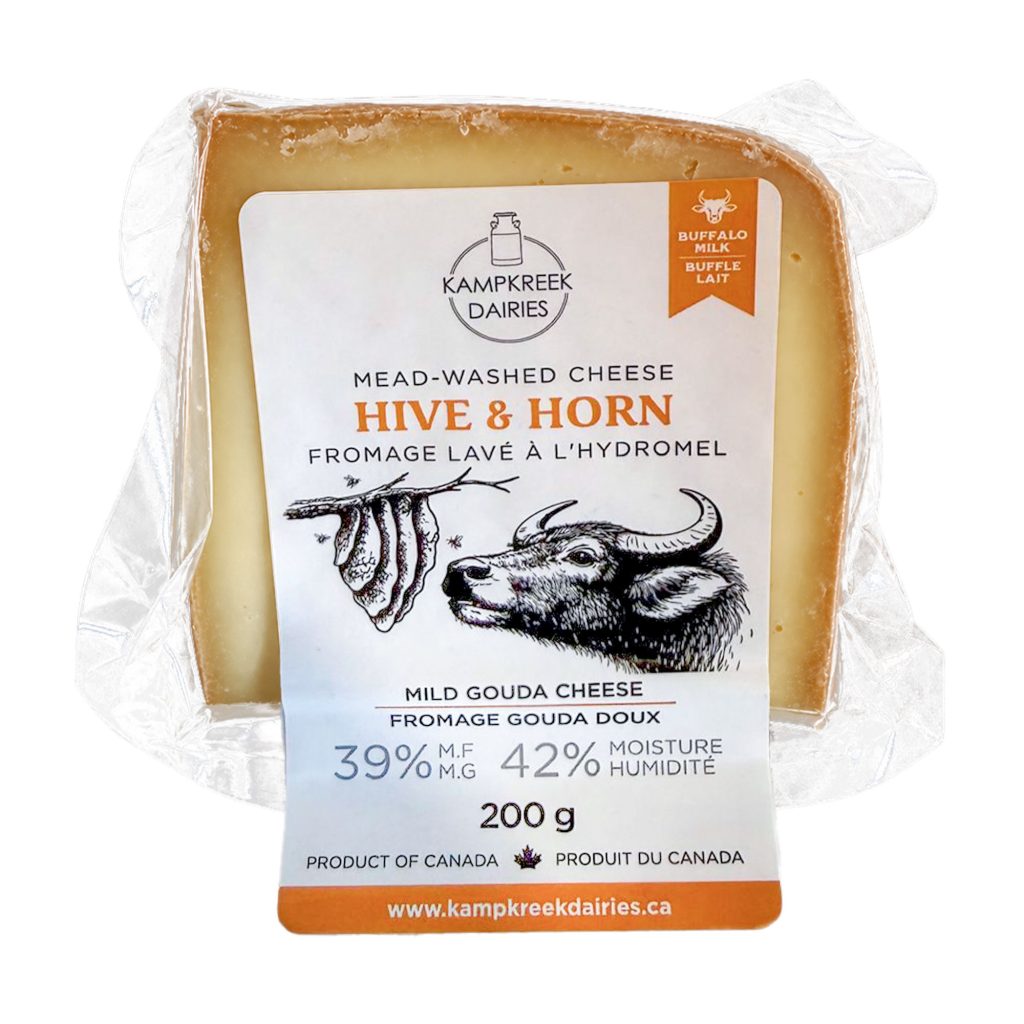 Mead-washed Hive & Horn mild gouda cheese